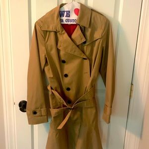 Banana republic trench coat.